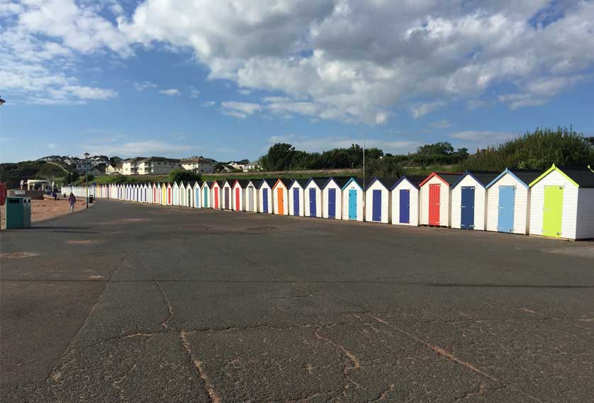 Beach huts