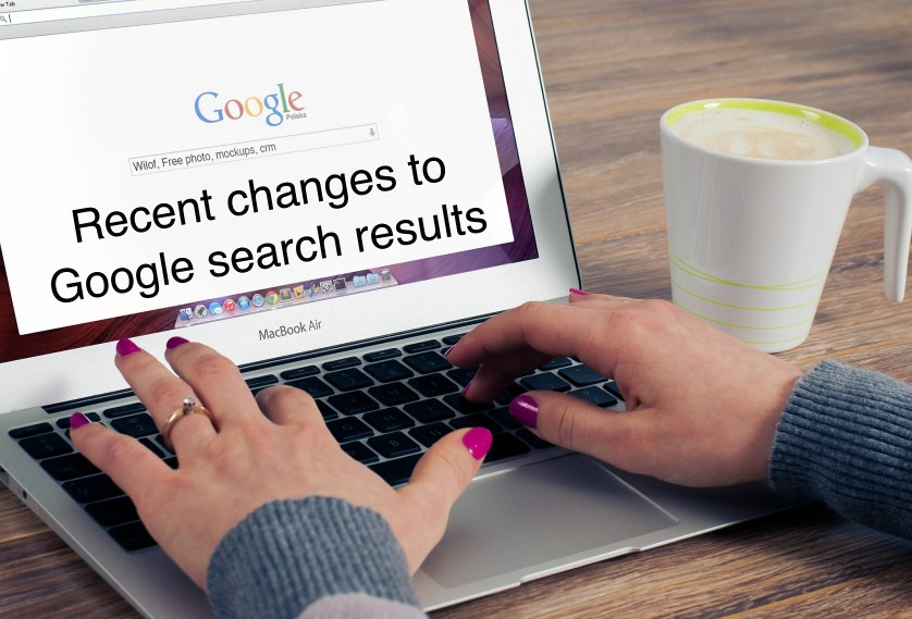 Google search engine results change
