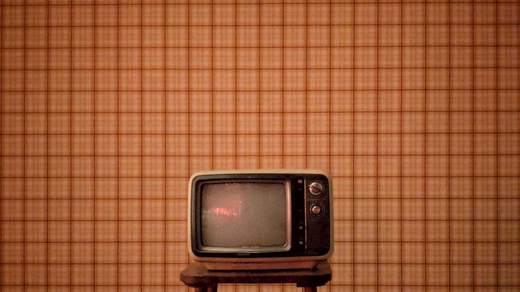 old tv set