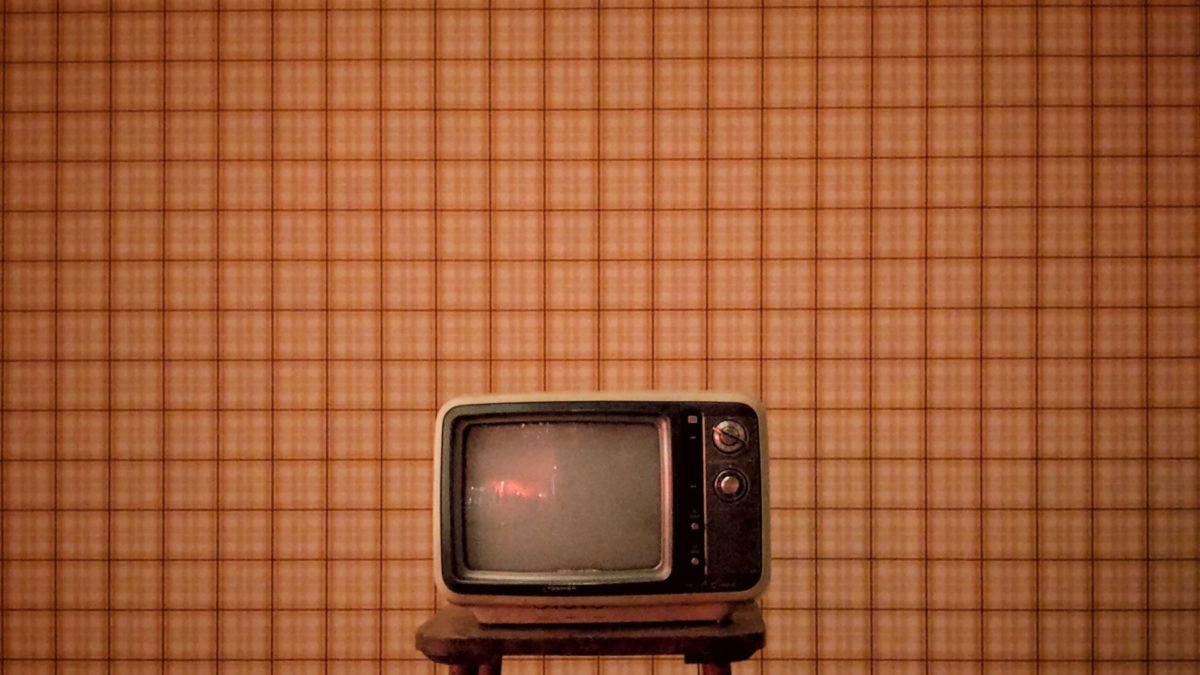 old tv set