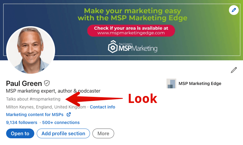 #mspmarketing