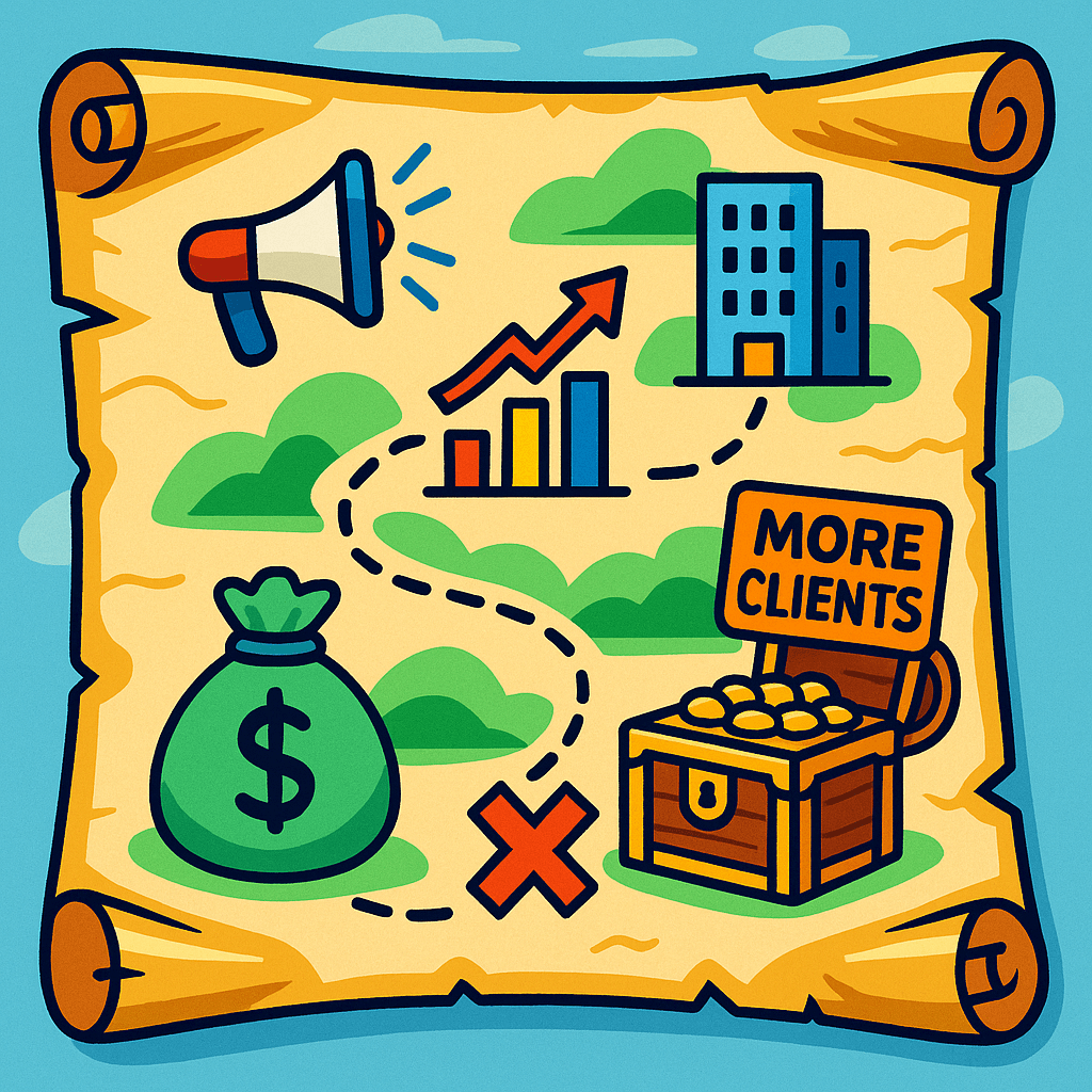 Business treasure map