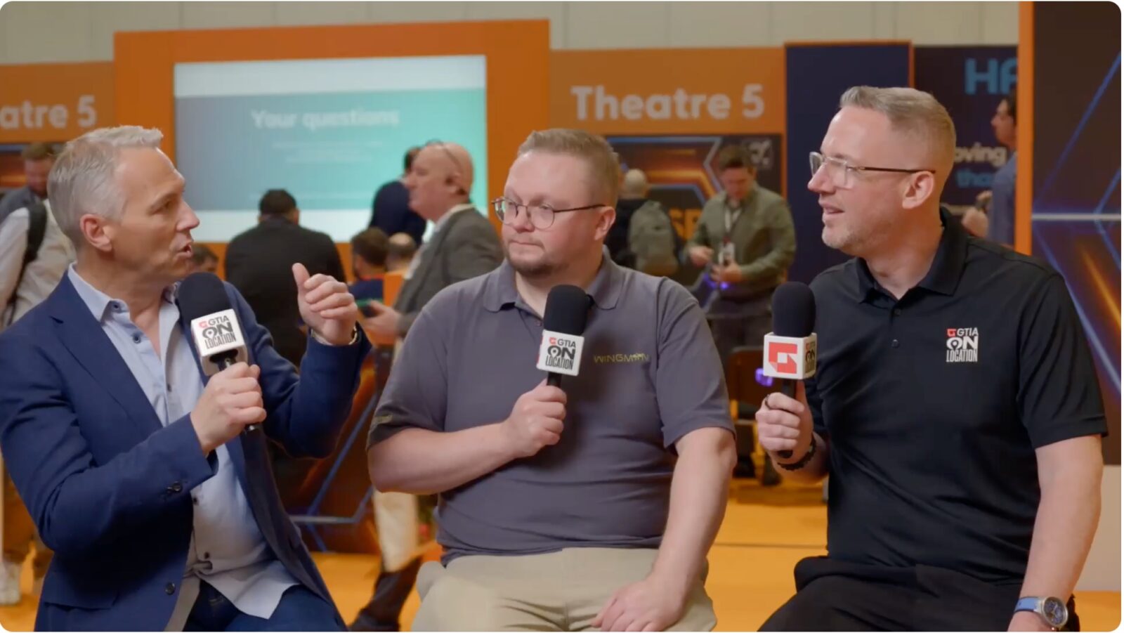 Paul Green, Dave Sutton and James Steel